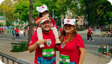 Runner family Bimbo Global Race